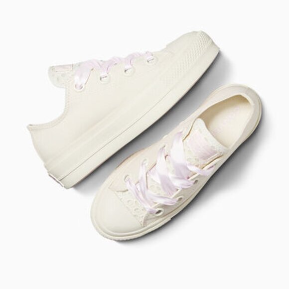 Converse Chuck Taylor All Star Lift Platform Matte Satin womens 8.5 - Picture 3 of 6